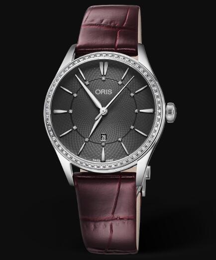 Review Oris Artelier Date Diamonds 33mm Replica Watch 01 561 7724 4953-07 5 17 63FC